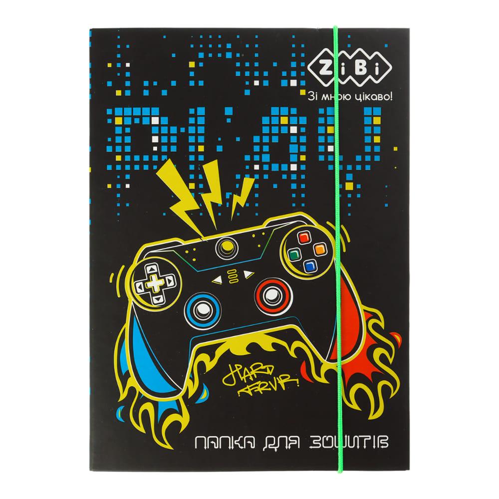 Папка для зошитів В5 ZiBi щільний картон на гумці Gamer ZB.14965, фото 1