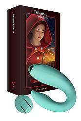 Вібратор для пар FairyGasm PleasureBerry green, зарядний кейс, пульт ДК, Київ