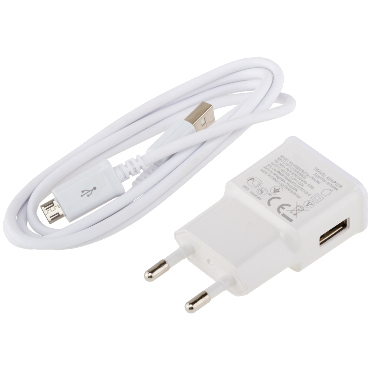 Сетевое Зарядное устройство (СЗУ) LogicPower LP АС-004 USB 5V 1A + кабель USB - Micro USB (4098) - фото 1 - id-p367705655