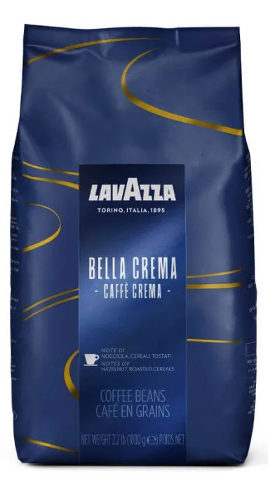 Оригінал! Кава в зернах Lavazza Bella Crema 1000г 70/30 Італія