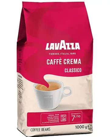 Оригінал! Кава в зернах Lavazza Caffe Crema Classico 1000г 70/30 Італія