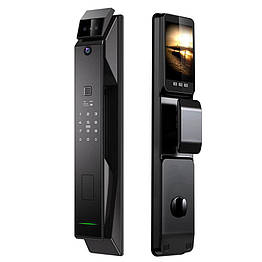 Електронний замок дверей NaviCat H007 з підтримкою програми TUYA камерою і Face ID Black