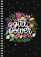 Блокнот А6 80 арк спіраль клітинка тисн фольгою STUDENT 6087 Асорті, фото 4