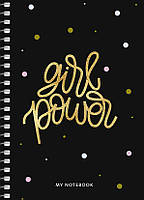 Блокнот А6 80 арк спіраль клітинка тисн фольгою STUDENT 6087 Асорті, фото 8