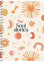 Блокнот А6 80 арк спіраль клітинка виб УФ лак STUDENT 6113 Асорті, фото 2