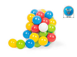Набір кульок для сухих басейнів 80 мм 60 штук арт.4333 ТМ ТЕХНОК