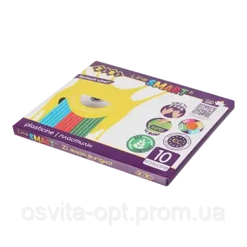 Пластилін ZiBi 10 кол. 200г
