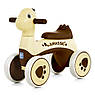 Дитяча каталка-толокар Динозаврик M 5853E з підсвіткою й музикою Коричневий, фото 2