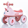 Дитяча каталка-толокар Носоріжка M 5856E з підсвіткою й музикою Рожевий, фото 3