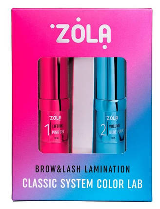 Набір для ламінування брів та вій Zola Brow&Lash Lamination Classic System Color Lab, фото 1