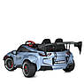 Дитячий електромобіль на акумуляторі двомісний BMW з пультом радіокерування для дітей 3-8 років Блакитний, фото 7