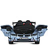 Дитячий електромобіль на акумуляторі двомісний BMW з пультом радіокерування для дітей 3-8 років Блакитний, фото 6