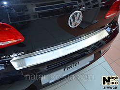 Накладки на бампер з загином Volkswagen PASSAT B7 4-дверцята з 2010-