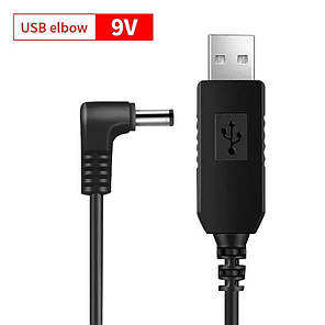 Кабель живлення від павербанка для роутера модему з перетворювачем на 9 В, 1 м, фото 2