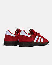 Кросівки жіночі Adidas Handball Spezial Scarlet Gum Кеди Адідас Хандбол Спешл червоні замшеві демісезон, фото 5