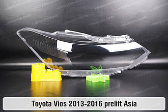 Скло фари Toyota Vios Asia (2013-2016) дорест праве