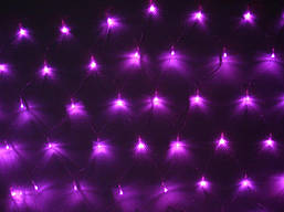 Гірлянда Сітка світлодіодна 1,5х1,5 м, рожева 160 LED
