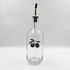 Набір пляшок для олії та оцту 3 шт. з дозатором 500 мл (мал.), фото 3