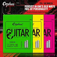Набір струн для акустичної гітари Orphee TX640