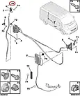 Шток замка двері верхній боковий Fiat Ducato 250, Peugeot Boxer, Citroen Jumper (06-14), 1375874080, 8503KX, фото 3