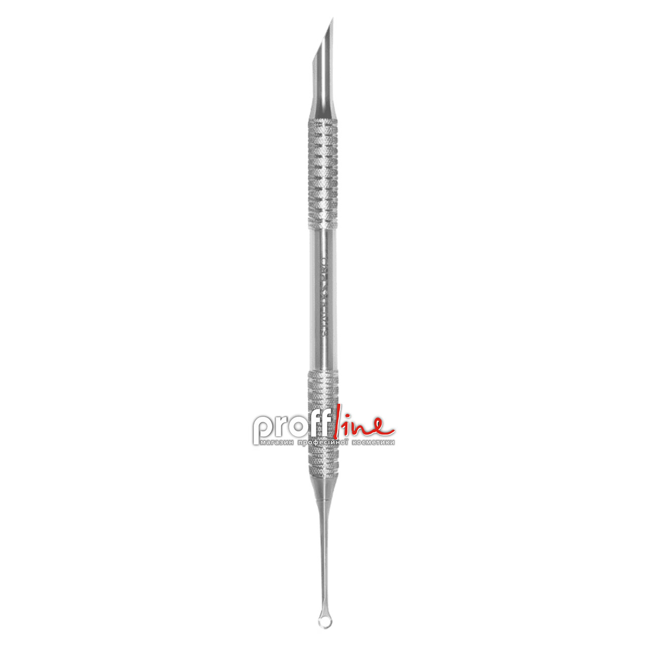 Лопатка манікюрна Staleks Pro Expert 51 Type 2 PE-51/2 скошений пушер + кільце