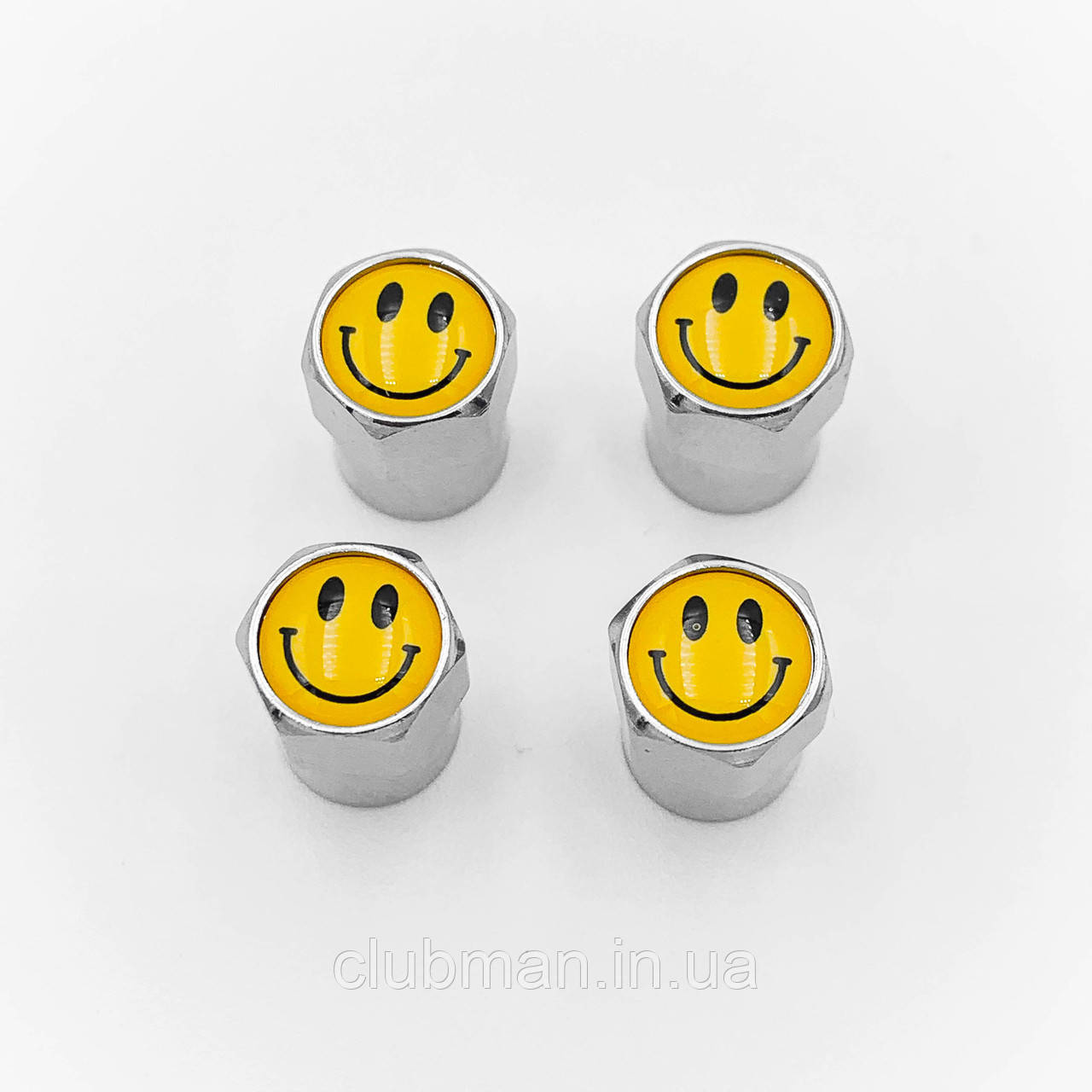 Захисні ковпачки на ніпеля Smile :) 4 шт сріблясті