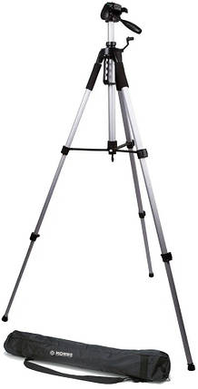 Штатив Konus Tripod-6 | Універсальний трисекційний алюмінієвий трипод з 3D головкою, висота від 65 до 178 см, 2 бульбашкові рівні, фото 1
