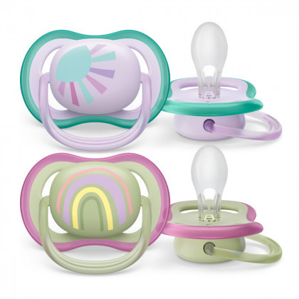 Пустушка Philips Avent ultra air 0-6 місяців 2 шт. (Авент) SCF085/59