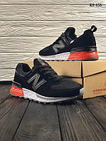 Кроссовки мужские  44  New Balance 574 (чорно/білі)