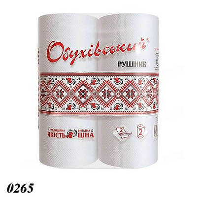 Паперовий рушник Обухівський 2 рулони
