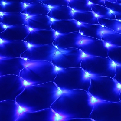 Гірлянда Сітка світлодіодна 1,5х1,2 м, колір: синій 120 LED