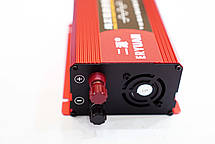 Інвертор перетворювач 12-220V 1000W з чистою синусоїдою підходить для газового котла, фото 5
