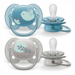 Пустушка ультрам'яка Philips Avent ultra air Soft 6-18 місяців 2 шт. (Авент) SCF091/15