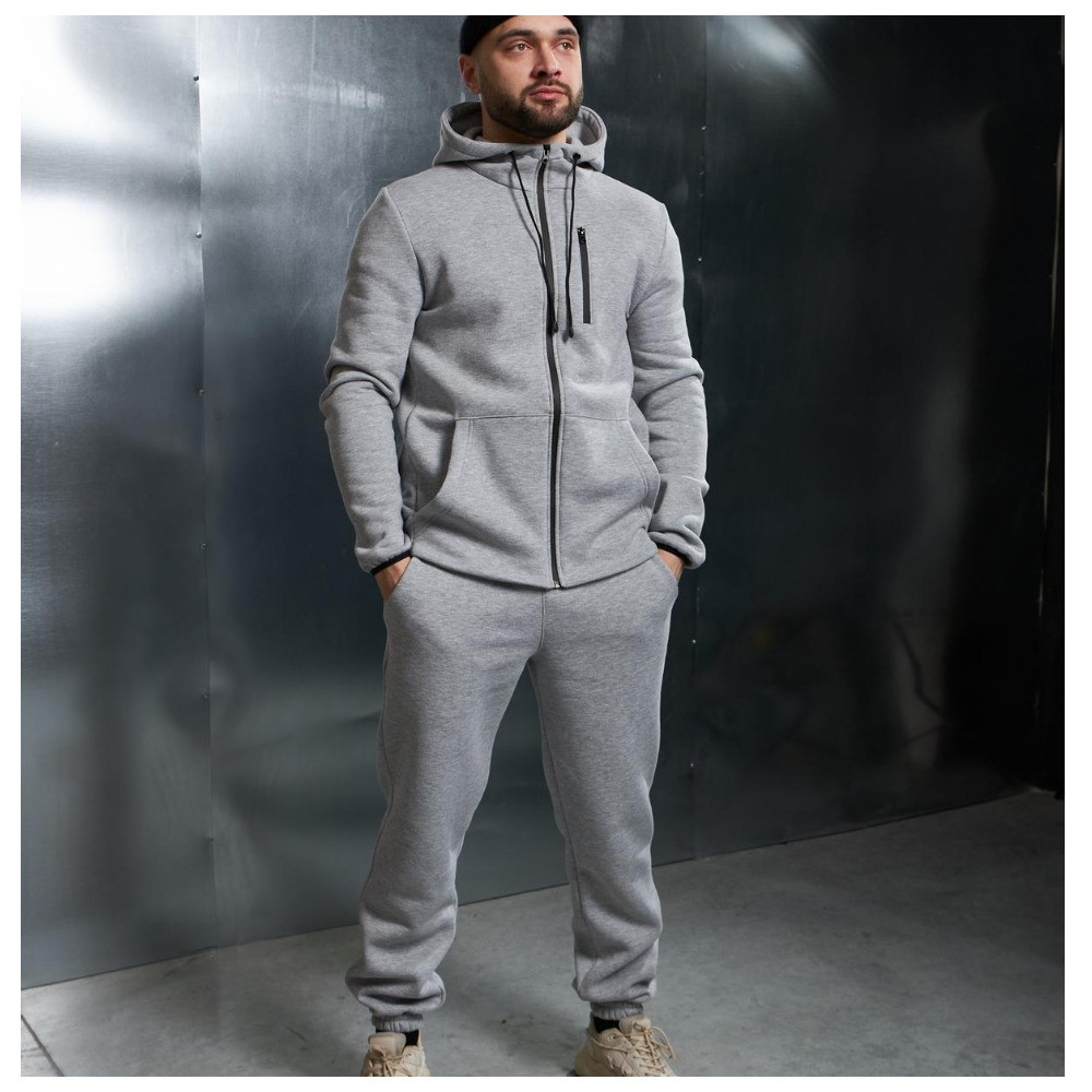 Спортивний костюм Spirited Hot Grey - утеплений флісом