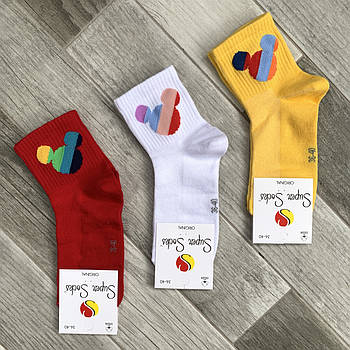 Шкарпетки жіночі бавовна сітка Super Socks, арт 004, асорті 146, розмір 36-40, 004