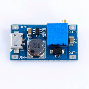 MT3608 DC-DC стабілізатор підвищувальний з micro USB, фото 3