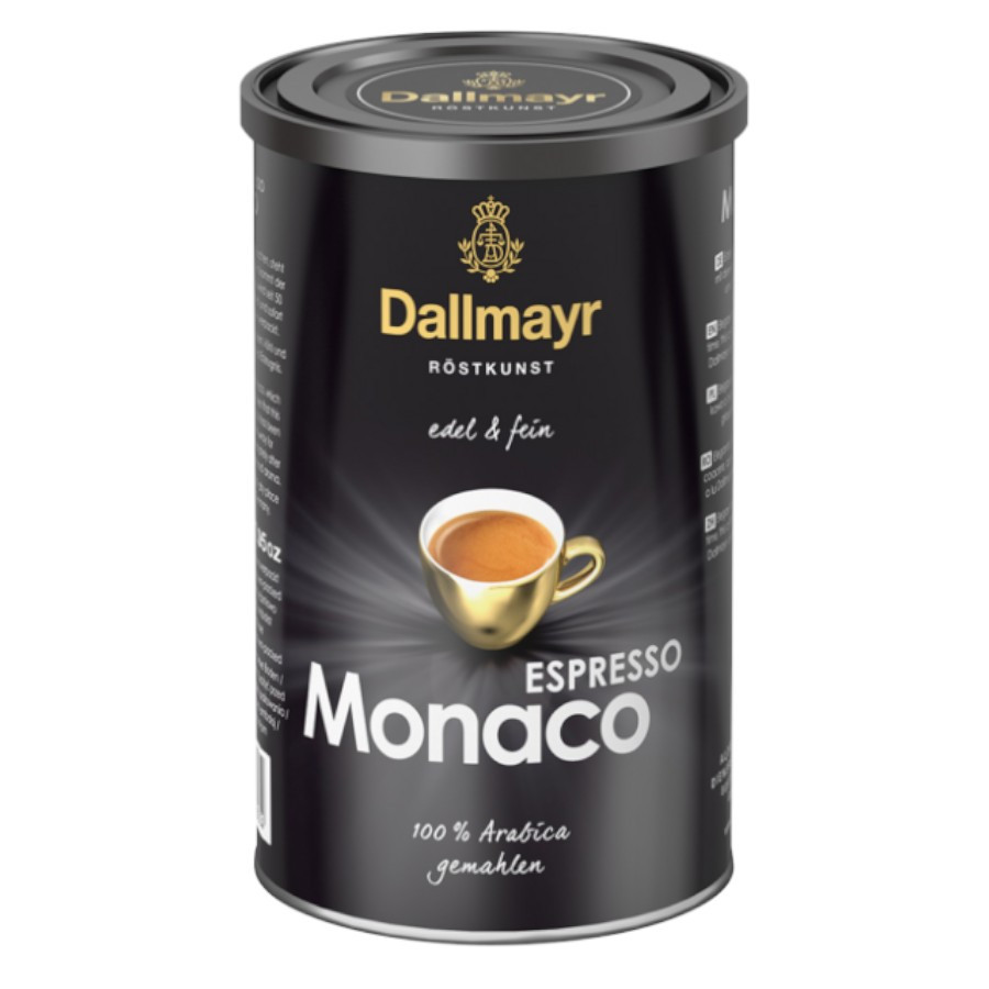Кава мелена Dallmayr Monaco Espresso 100% арабіка 200 г у банці