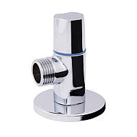 Кран кутовий Thermo Alliance Standart (ручка кругла) з керам.буксою 1/2"Н х 1/2"Н SF342W1515