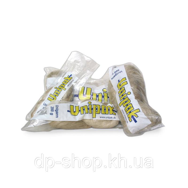 Лляне волокно Unipak Unigarn 200 г (косичка), фото 1