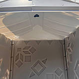 Пластиковий літній душ для дачі душ вуличний мобільний з ТЕНом розбірний, фото 3