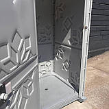 Пластиковий літній душ для дачі душ вуличний мобільний з ТЕНом розбірний, фото 7