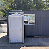 Пластиковий літній душ для дачі душ вуличний мобільний з ТЕНом розбірний, фото 8