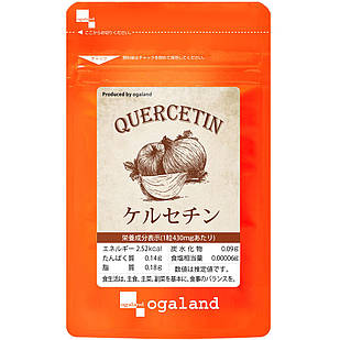 Ogaland Quercetin Комплекс з кверцетином і лляною олією, 90 капсул.