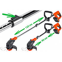 Акумуляторний тример, кущоріз Lex LXCGT2B-21V, фото 4