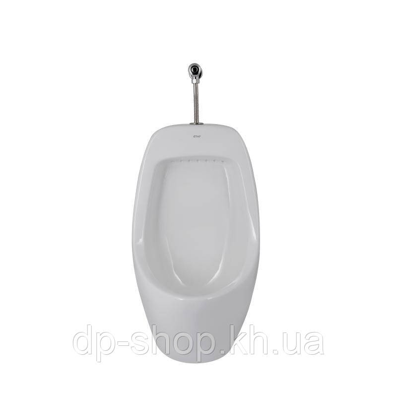 Пісуар підвісний Qtap Crow з краном-дозатором 390х330х660 White QT0588112HW, фото 1