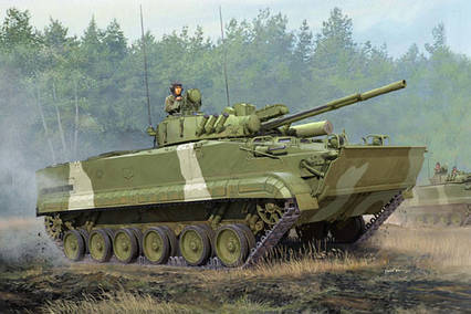 БМП-3. Збірна модель у масштабі 1/35. TRUMPETER 01528, фото 1