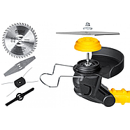 Акумуляторний тример для трави Asaka ASCGT2B-21V 150 мм, фото 5