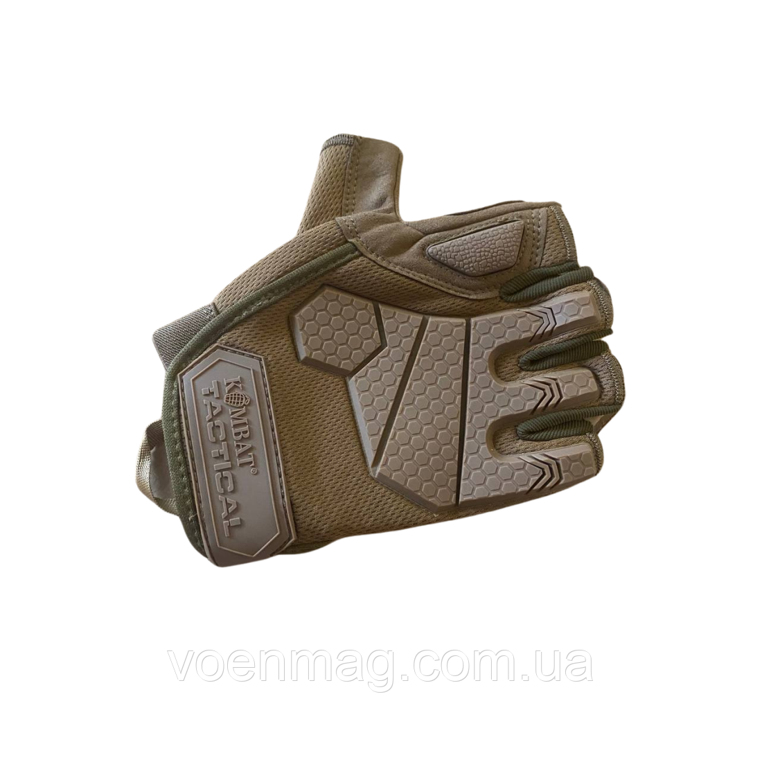 Рукавички тактичні KOMBAT UK Alpha Fingerless Tactical Gloves койот