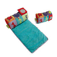 Килимок для немовлят 75*42см, м'який, валик з ігровими елементами, 023-78 METR+