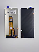 Дисплей Huawei Honor X6a, чорний, з тачскрином